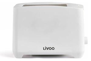 Φρυγανιέρα Livoo DOD162W με ισχύ 750W και χωρητικότητα 2 φέτες ψωμιού - White