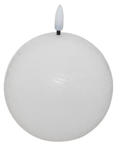 Διακοσμητικό Κερί LED Molia Atmosphera με διαστάσεις 12x12x13cm - White