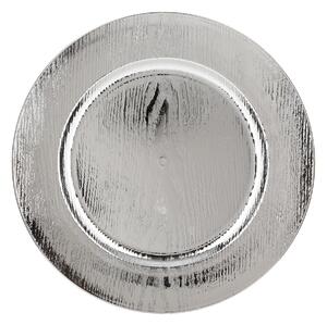Πιατέλα σερβιρίσματος Fééric Lights & Christmas με διάμετρο 33cm - Silver