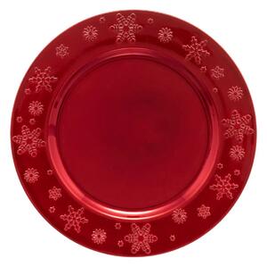 Πιατέλα σερβιρίσματος Fééric Lights & Christmas με διάμετρο 33cm - Red