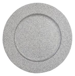Πιατέλα σερβιρίσματος Fééric Lights & Christmas με διάμετρο 33cm - Silver