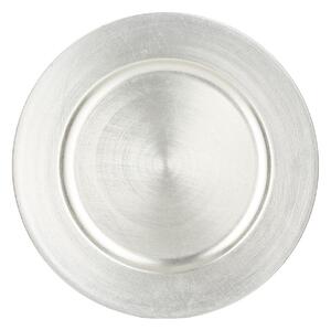 Πιατέλα σερβιρίσματος Fééric Lights & Christmas με διάμετρο 33cm - Silver
