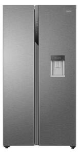 Ψυγείο Side by Side Haier HSR3918EWPG No Frost, με Βρυσάκι Νερού, Συνολική Χωρητικότητα 521L, Ενεργειακή Κλάση E και Ύψος 177.5cm