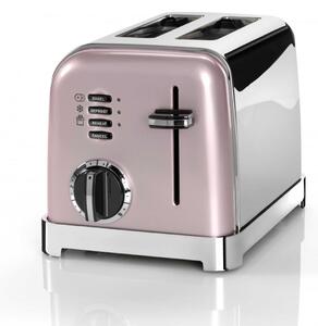 Φρυγανιέρα Cuisinart CPT160PIE με ισχύ 900W και χωρητικότητα 2 φέτες ψωμιού - Pink