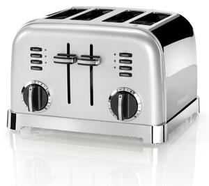 Φρυγανιέρα Cuisinart CPT180SE με ισχύ 1800W και χωρητικότητα 4 φέτες ψωμιού - Pearl Grey