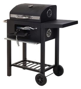 Ψησταριά BBQ Vaggan με βοηθητική επιφάνεια, ενσωματωμένο θερμόμετρο και επιφάνεια ψησίματος 45x32cm