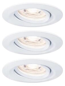 Paulmann 92971 - ΣΕΤ 3x LED/4,2W IP23 Χωνευτό φωτιστικό μπάνιου NOVA 230V