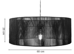 Inlight Κρεμαστό φωτιστικό με καπέλο απο ίνα 1xE27 D:60cm (4056-A)