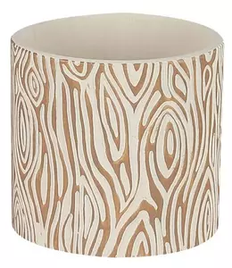 Κασπώ (Φ13.5x12.5) Marhome Εκρού/Καφέ 06-24515