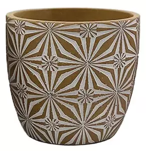 Κασπώ (Φ13x12.5) Marhome Καφέ/Λευκό 06-20051