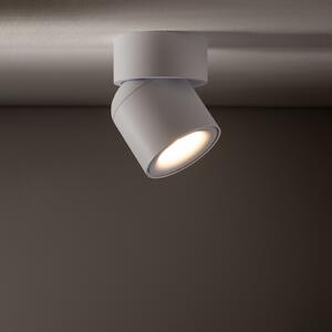 Nowodvorski Lighting Σποτ οροφής Oscar, λευκό, αλουμίνιο, ύψος 13,5 cm, GU10, ρυθμιζόμενος, Λευκό, Αλουμίνιο