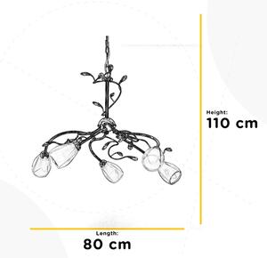 ONLI - Κρεμαστό φωτιστικό οροφής SHARON 5xE14/6W/230V