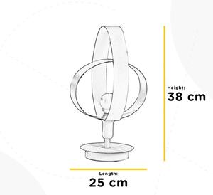 ONLI - Eπιτραπέζιο φωτιστικό SERENA 1xE14/6W/230V λευκό 38 cm