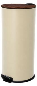 Κάδος Απορριμμάτων (29.3x36.5x63.5) Estia 30lt Allure Matte Ivory 01-44404