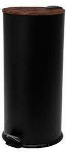 Κάδος Απορριμμάτων (29.3x36.5x63.5) Estia 30lt Allure Matte Μαύρο 01-44398