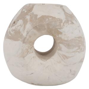 Κηροπήγιο (10.5x8.5x10) Estia Petra Κρεμ 09-51822