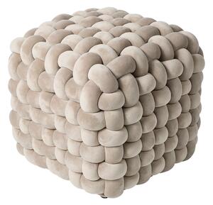 Πουφ (43x43x40) Das Home Stool Line 2274 Beige