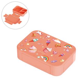 Φαγητοδοχείο Με Χωρίσματα 900ml Estia Save The Aegean Candy Sky 01-43933