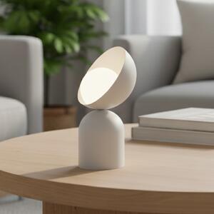 EMIBIG LIGHTING Επιτραπέζια λάμπα Boto LN1, μπεζ, ατσάλι/γυαλί, ύψος 31 cm, G9, Μπεζ, Σαλόνι / τραπεζαρία, Μέταλλο, σύγχρονο