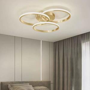 Φωτιστικό Πλαφονιέρα LED 3 CCT Homelighting Ciclit Gold 77-50671