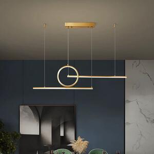 Φωτιστικό Οροφής Τρίφωτο LED 3 CCT Homelighting Luficet Gold 77-50666