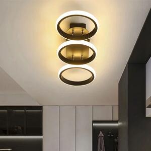 Φωτιστικό Οροφής Τρίφωτο LED Dimmable 3 CCT Homelighting Triplet Black 77-50474