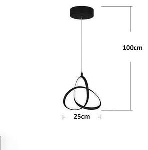 Φωτιστικό Οροφής Τρίφωτο LED 3 CCT Homelighting Mirabella Black 77-50494