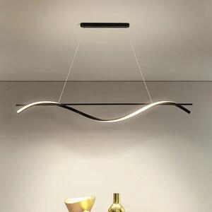Φωτιστικό Οροφής Δίφωτο LED 3 CCT Homelighting Ondas Black 77-50450
