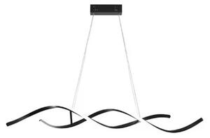 Φωτιστικό Οροφής Δίφωτο LED 3 CCT Homelighting Queen Black 77-50646