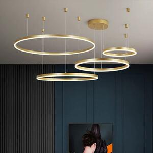 Φωτιστικό Οροφής Πολύφωτο LED 3 CCT Homelighting Kanko Gold 77-50669
