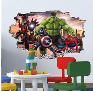 Αυτοκόλλητα Τοίχου με Υπερήρωες Avengers Cartoon B0BX3Q6Y5S B0BX3Q6Y5S