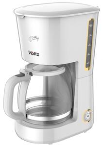 Καφετιέρα Oliver Voltz Daisy OV51170W, 700W, 1.25 l, Φωτεινή ένδειξη, Σύστημα προστασίας από στάξιμο, Λευκό