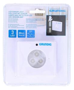 Grundig - Φωτάκι νυκτός LED με αισθητήρα 3xLED/3xAAA