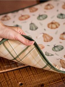 Sinsay - Σετ διπλής όψης μαξιλαριών για καρέκλα με φθινοπωρινό σχέδιο 2 pack - λαδι