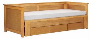 Κρεβάτι Berwyn 607, 90x200, Ινοσανίδες μέσης πυκνότητας, Τάβλες για Κρεβάτι, 99x208x72cm, Καουτσούκ
