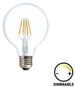 Λαμπτήρας LED G95 Bulb pakoworld dimmable 4W E27 200-220V clear