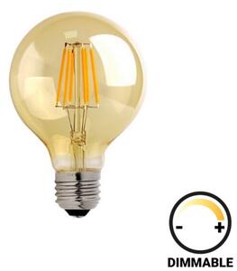 Λαμπτήρας LED G95 Bulb pakoworld dimmable 4W E27 200-220V amber