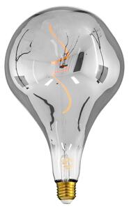 Ledokosmos Λάμπα E27 R170 Rock LED SOFT SPIRAL FILAMENT 6W 480 lm 320° AC 85-265V Edison Retro με Φιμέ Γυαλί Θερμό Λευκό 2700 K Dimmable - A12-99-176