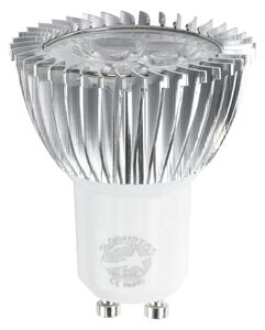 GloboStar® 76030 Σποτ LED GU10 MR16 3W 300lm 45° AC 220-240V IP20 Φ5 x Υ5.5cm Ψυχρό Λευκό 6000K - 3 Χρόνια Εγγύηση