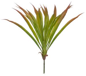 GloboStar® CORDYLINE 78229 Τεχνητό Φυτό Κορδιλύνη - Μπουκέτο Διακοσμητικών Φυτών - Κλαδιών με Φύλλωμα Πράσινο - Κόκκινο Υ34cm