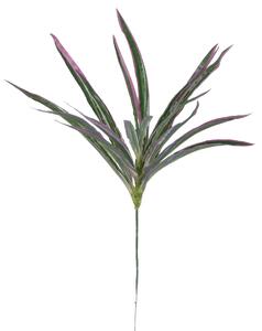 GloboStar® DRACAENA PURPLE 78294 Τεχνητό Φυτό Δράκαινα Μωβ - Μπουκέτο Διακοσμητικών Φυτών - Κλαδιών με Φύλλωμα Πράσινο - Μωβ Υ45cm