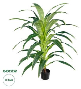 GloboStar® Artificial Garden BRAZILIAN IRON 20020 - Τεχνητό Διακοσμητικό Φυτό Αρωματική Δράκαινα Υ140cm