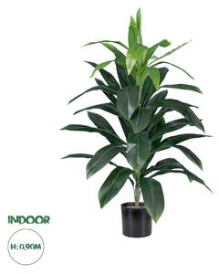 GloboStar® Artificial Garden DRACAENA SILK 20042 - Τεχνητό Διακοσμητικό Φυτό Δράκαινα Υ90cm