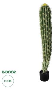 GloboStar® Artificial Garden CEREUS JAMACARU CACTUS 20120 Τεχνητό Διακοσμητικό Φυτό Κάκτος Κηρίος Υ110cm