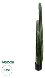 GloboStar® Artificial Garden CARNEGIEA CACTUS 20122 Τεχνητό Διακοσμητικό Φυτό Κάκτος Σαγκουάρο Υ150cm