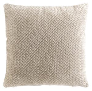 Διακοσμητικό Μαξιλάρι Βελουτέ (45x45) L-C Flanela Beige 1612757