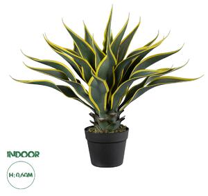 GloboStar® Artificial Garden SISAL AGAVE 20081 Τεχνητό Διακοσμητικό Φυτό Αγαύη Υ60cm