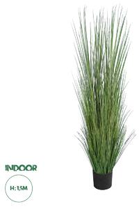 GloboStar® Artificial Garden PAMPAS GRASS 20071 Τεχνητό Διακοσμητικό Φυτό Γρασίδι της Πάμπας Υ150cm