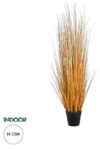 GloboStar® Artificial Garden BUCHANAN'S SEDGE GRASS 20115 Τεχνητό Διακοσμητικό Φυτό Γρασίδι του Μπουχανάν Υ120cm