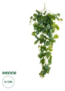 GloboStar® Artificial Garden IVY HANGING BRANCH 20248 Τεχνητό Διακοσμητικό Κρεμαστό Φυτό Κισσός Υ120cm